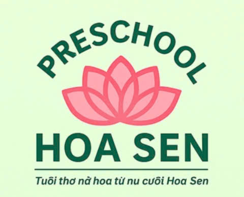 Sân chơi xanh nhiều cây tại Trường Mầm Non Hoa Sen